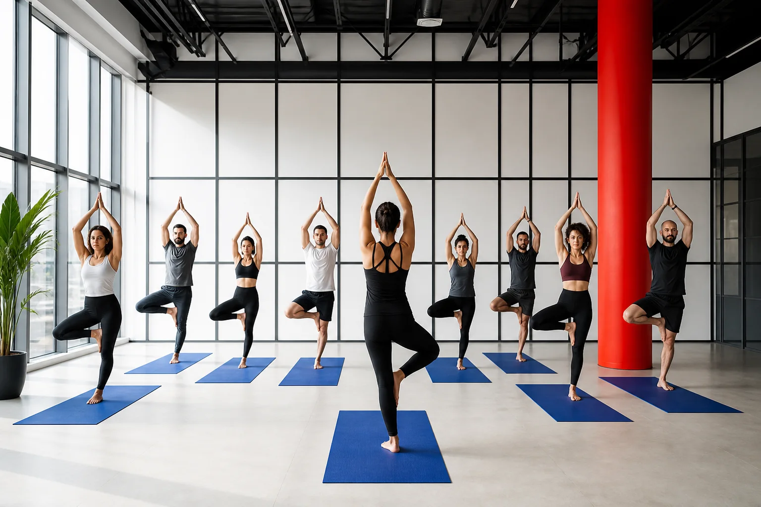 Şehir yoga stüdyosu: Bir saat. Net bir zihin.